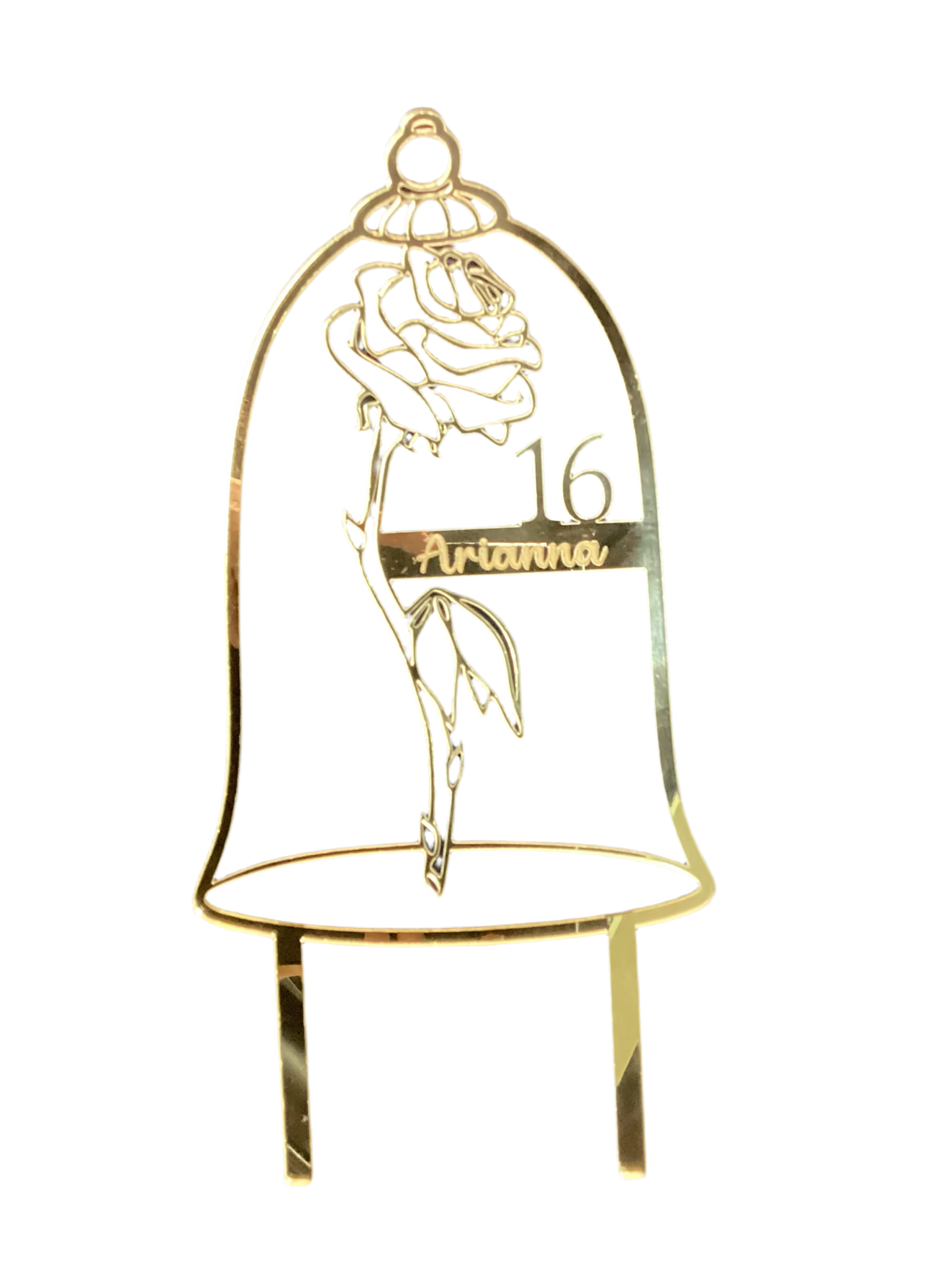 Cake Topper Beauty and the Beast design