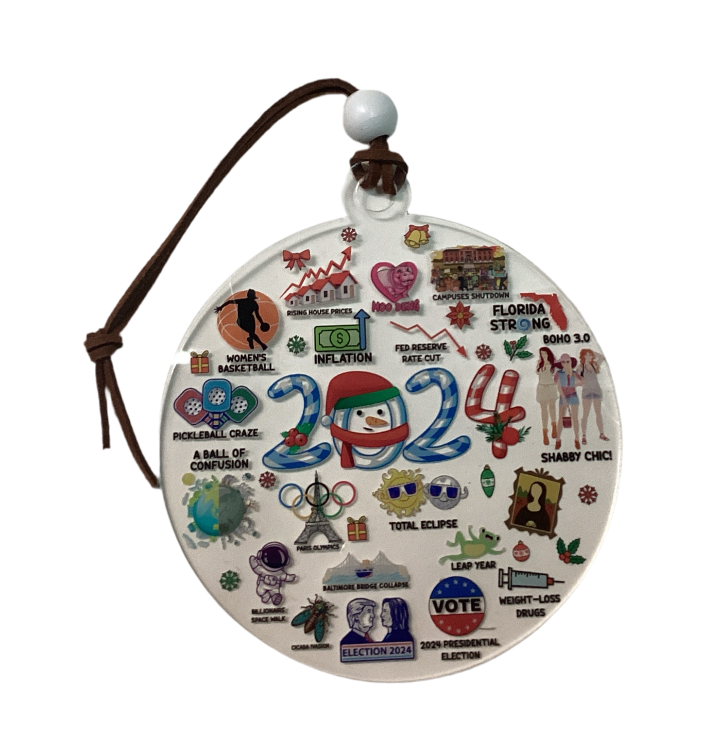 Ornament 2024 - UV printed