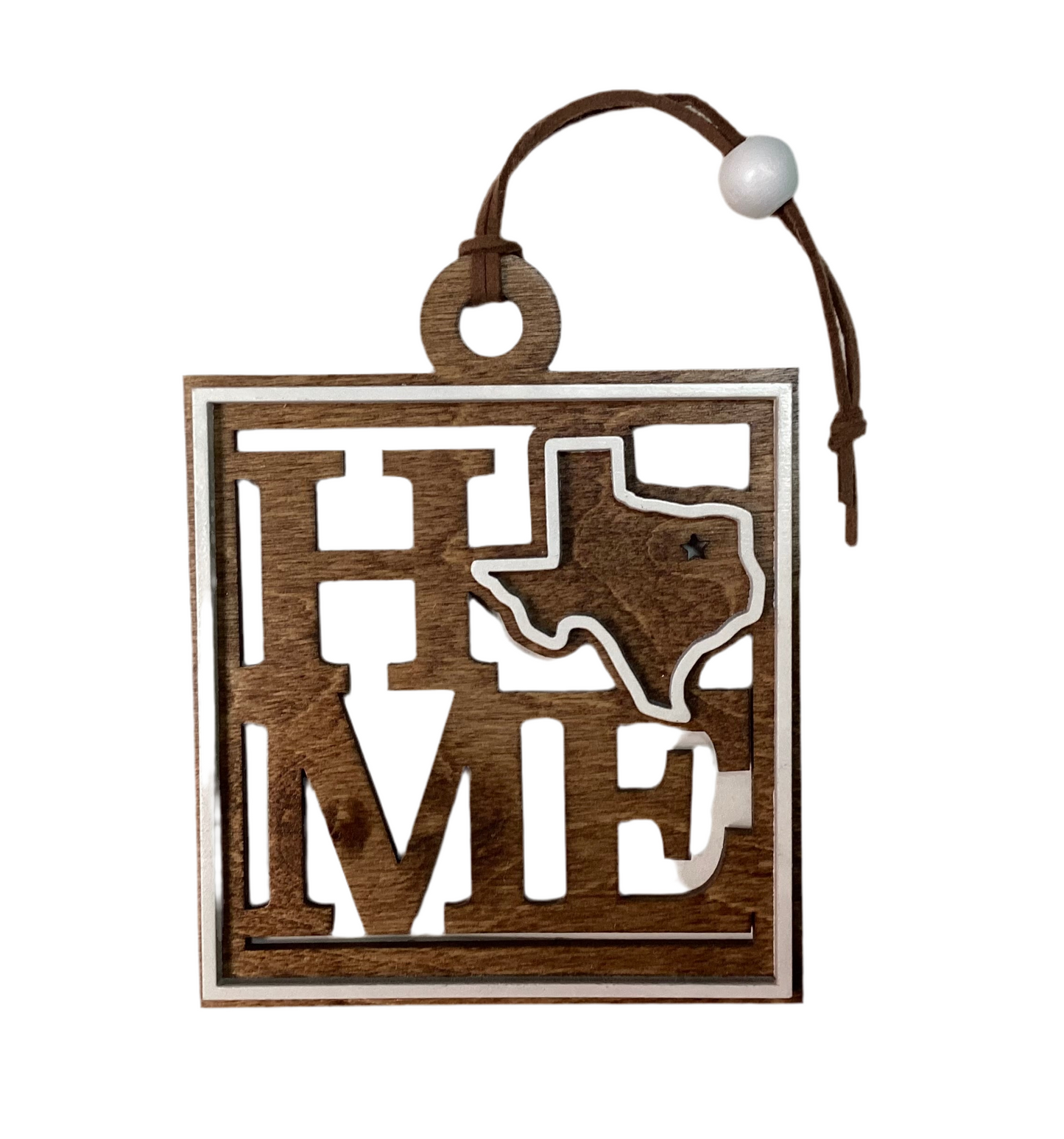 Ornament Wood 2 layer - Home