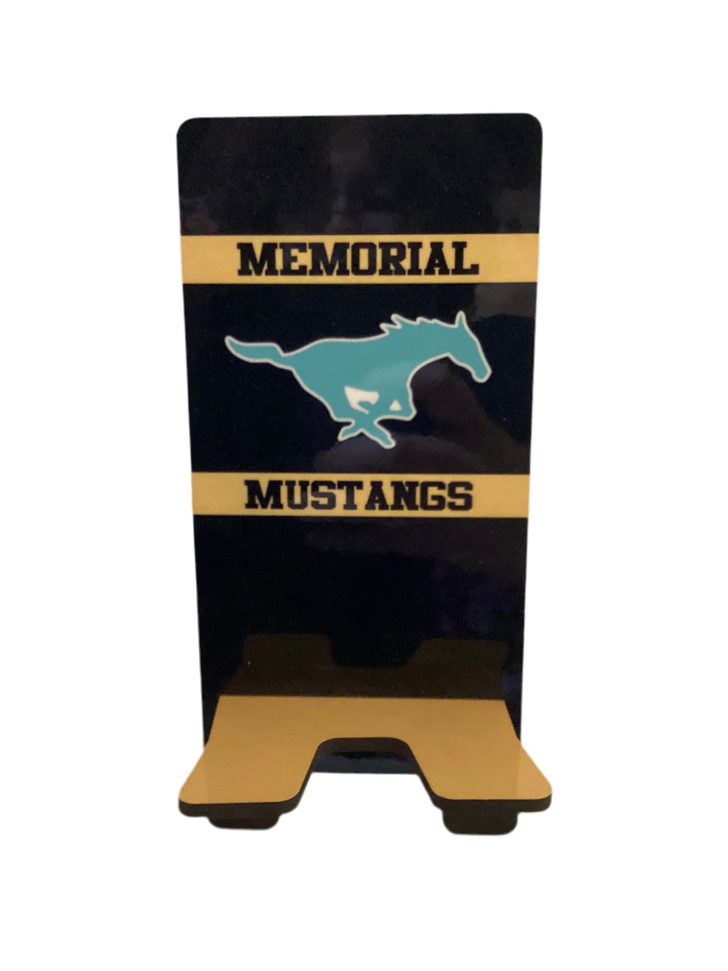 Sublimated Phone Stand - Memorial Mustangs
