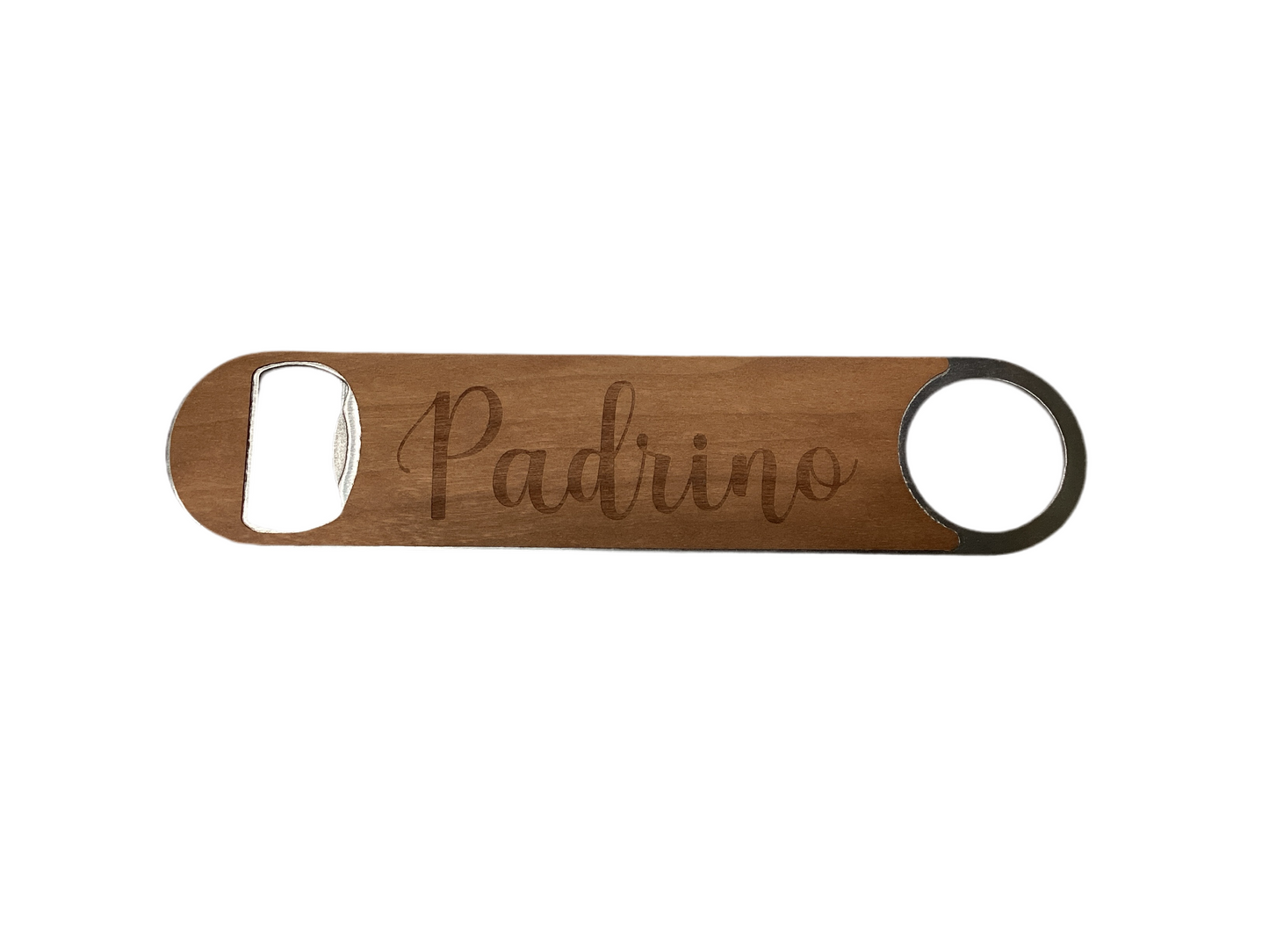 Handheld Bottle Opener Wood Padrino