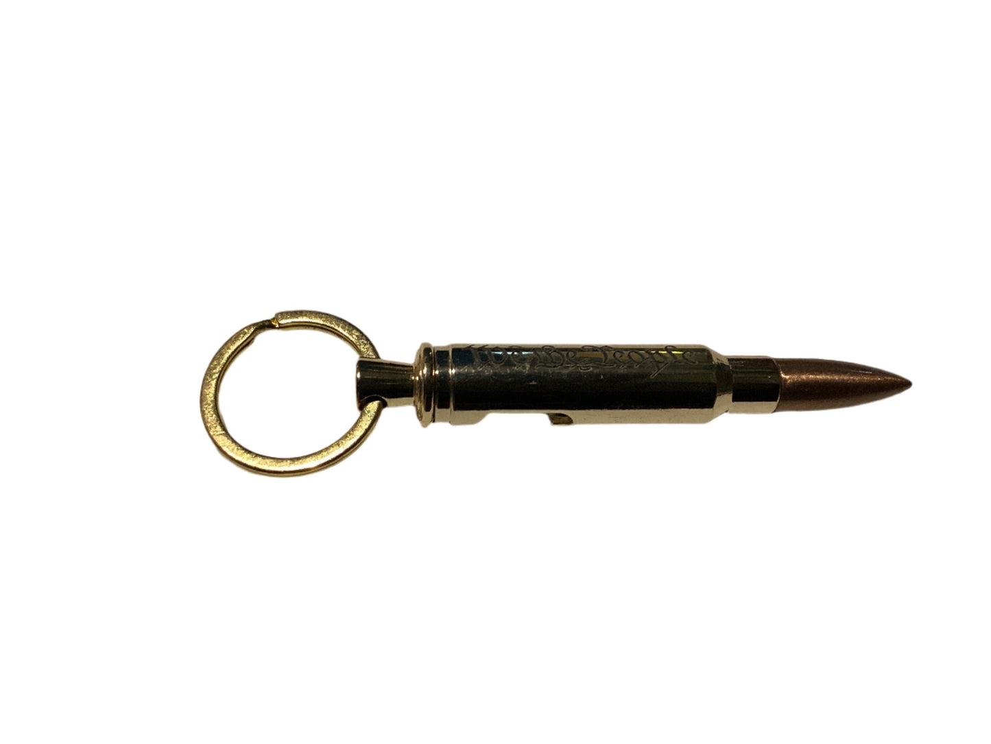 Bullet Keychain - Gold - phrases