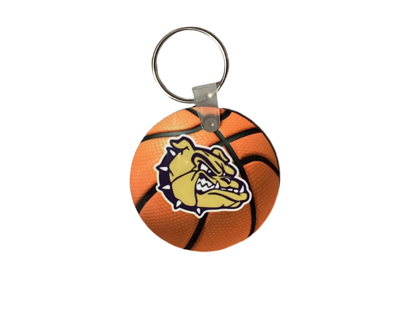 Sublimated Keychain Basketball McHi Bulldogs