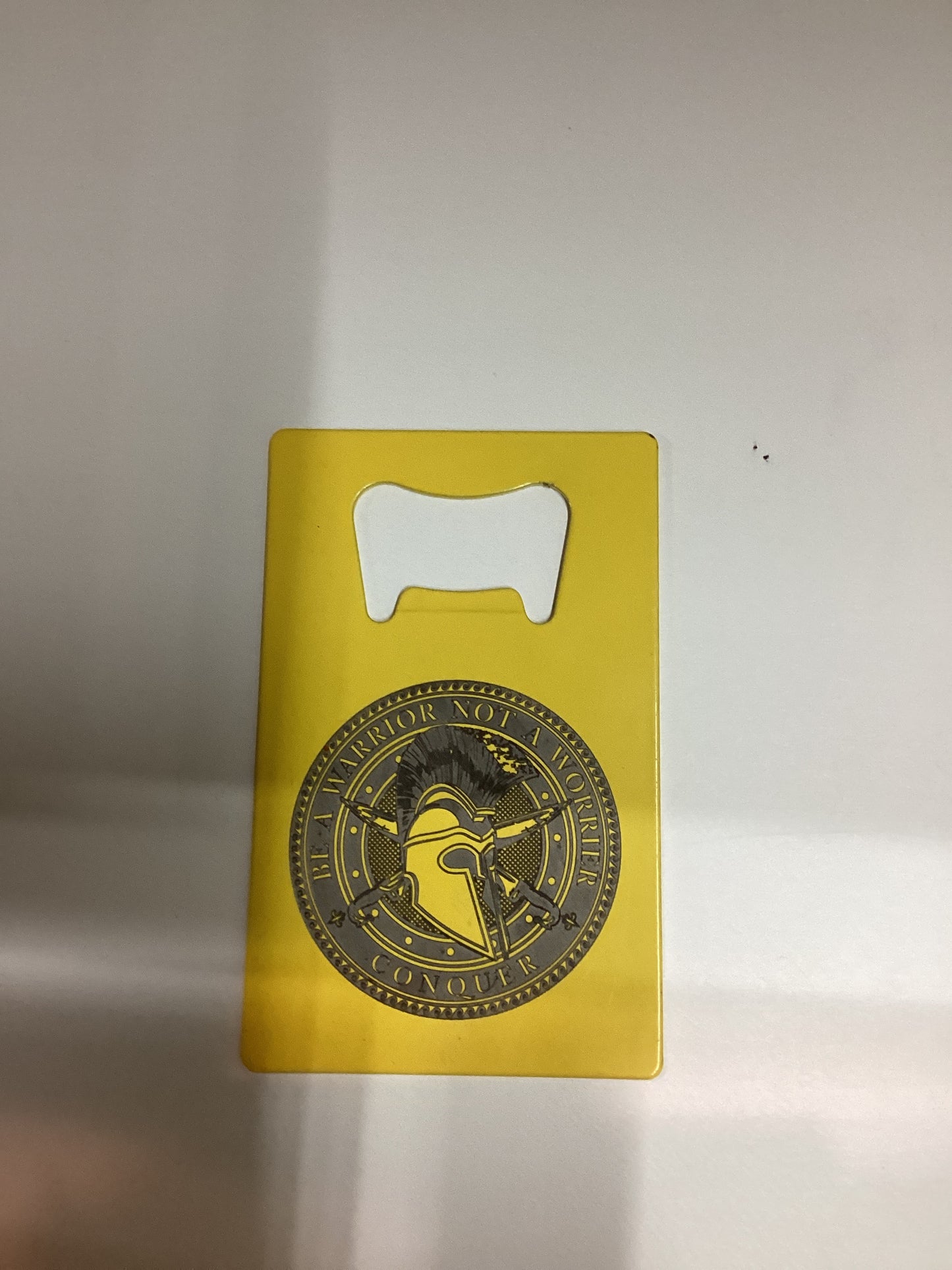 Credit card bottle opener- O