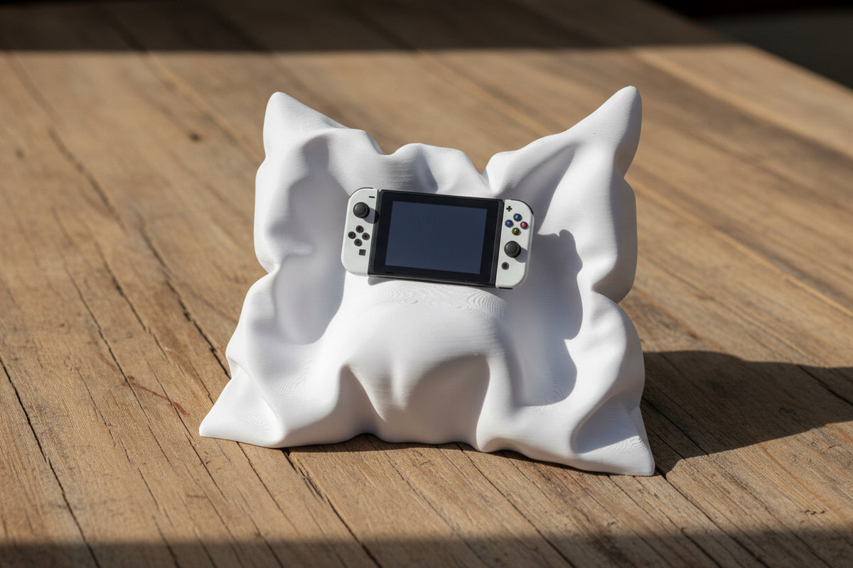 3D Pillow Gamer Console Holder