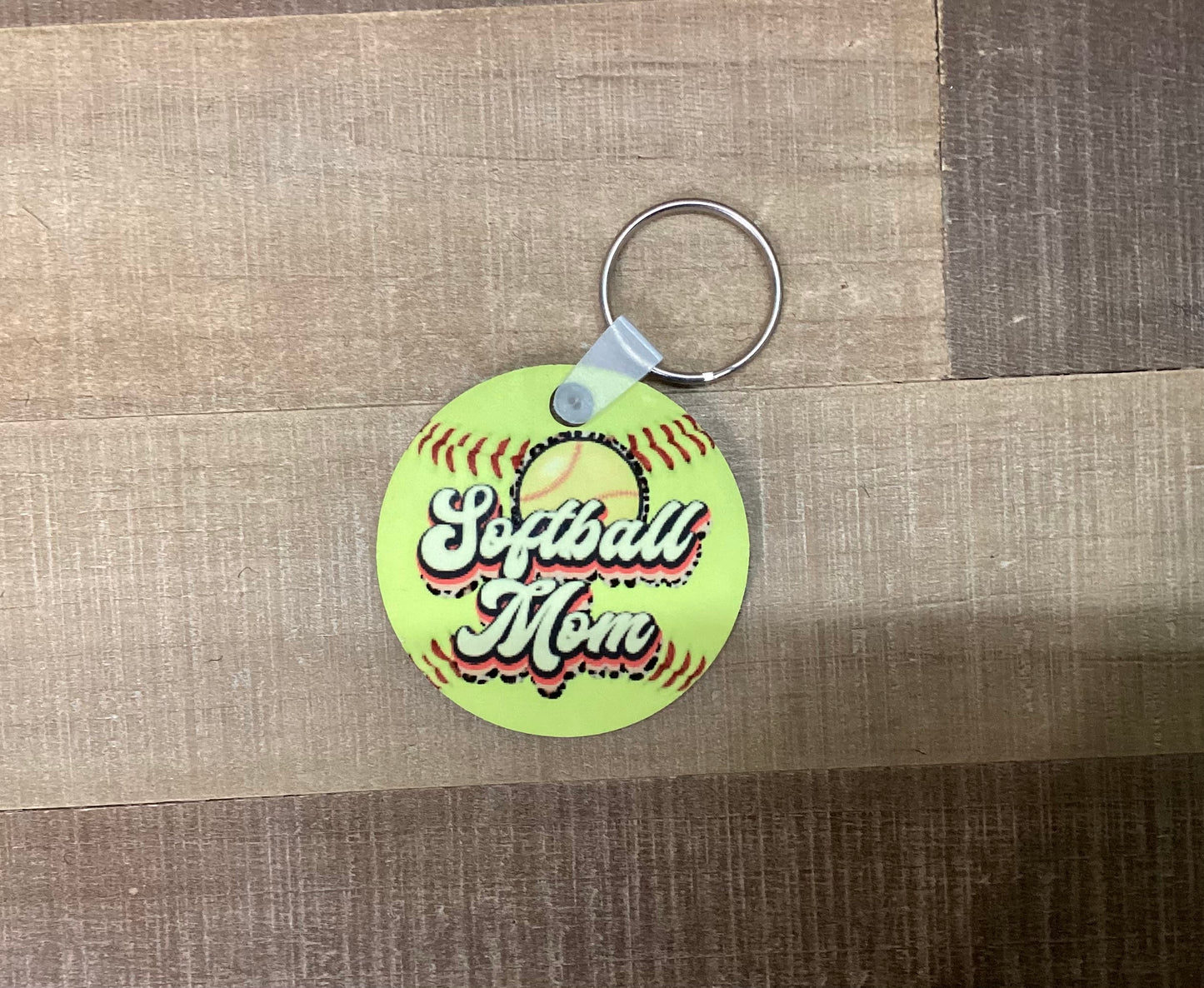 Keychains - Sublimated Softball
