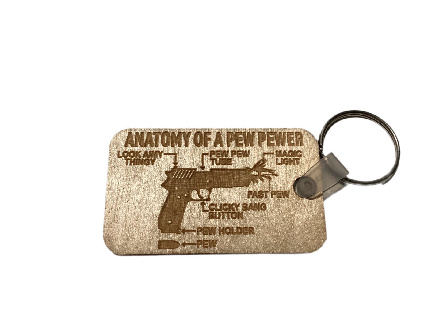 Wood Keychain - Phrases