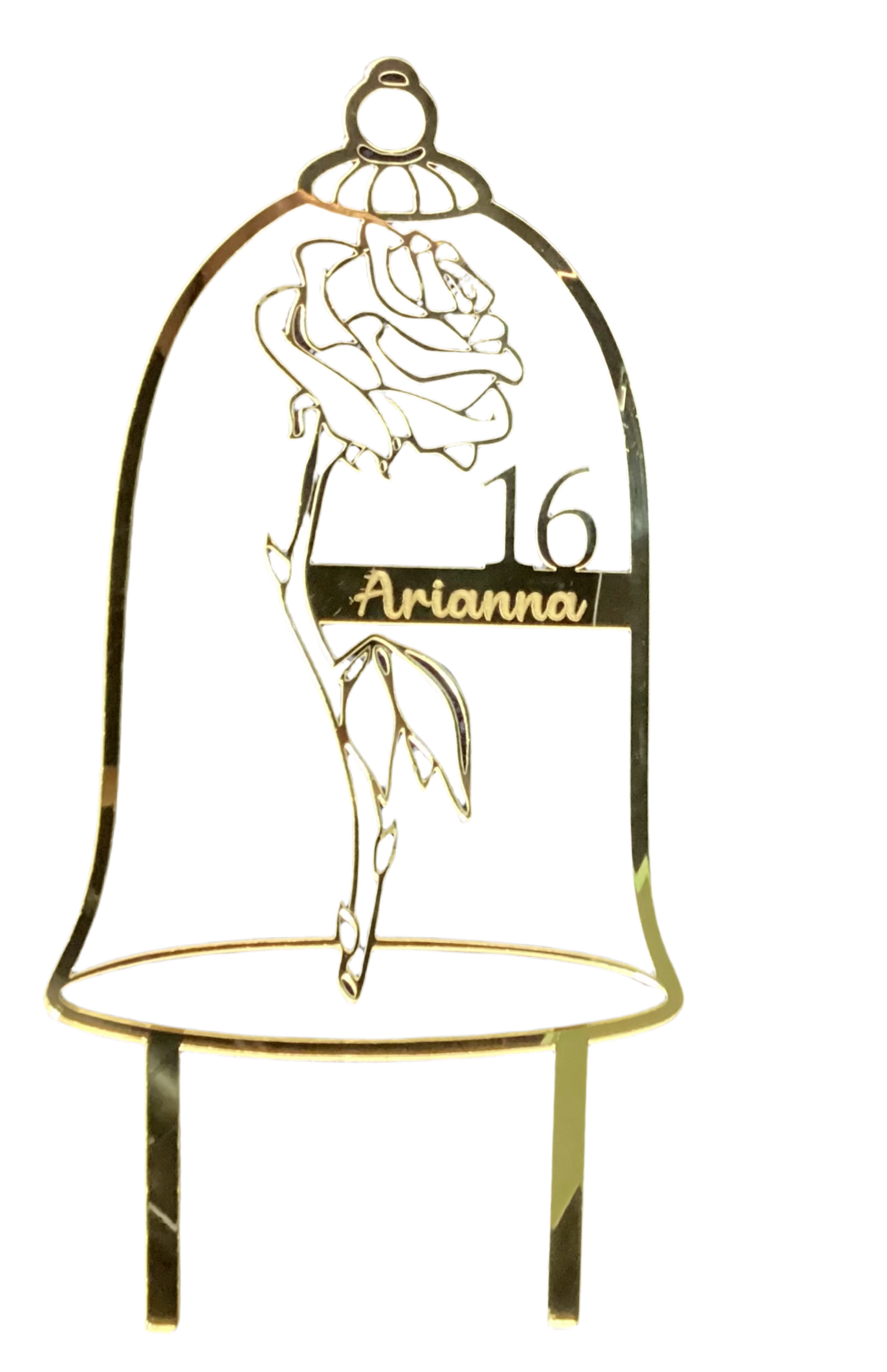 Cake Topper Beauty and the Beast design