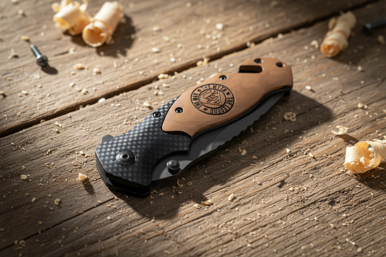 Large knife - The Man The Myth The Legend - DAD