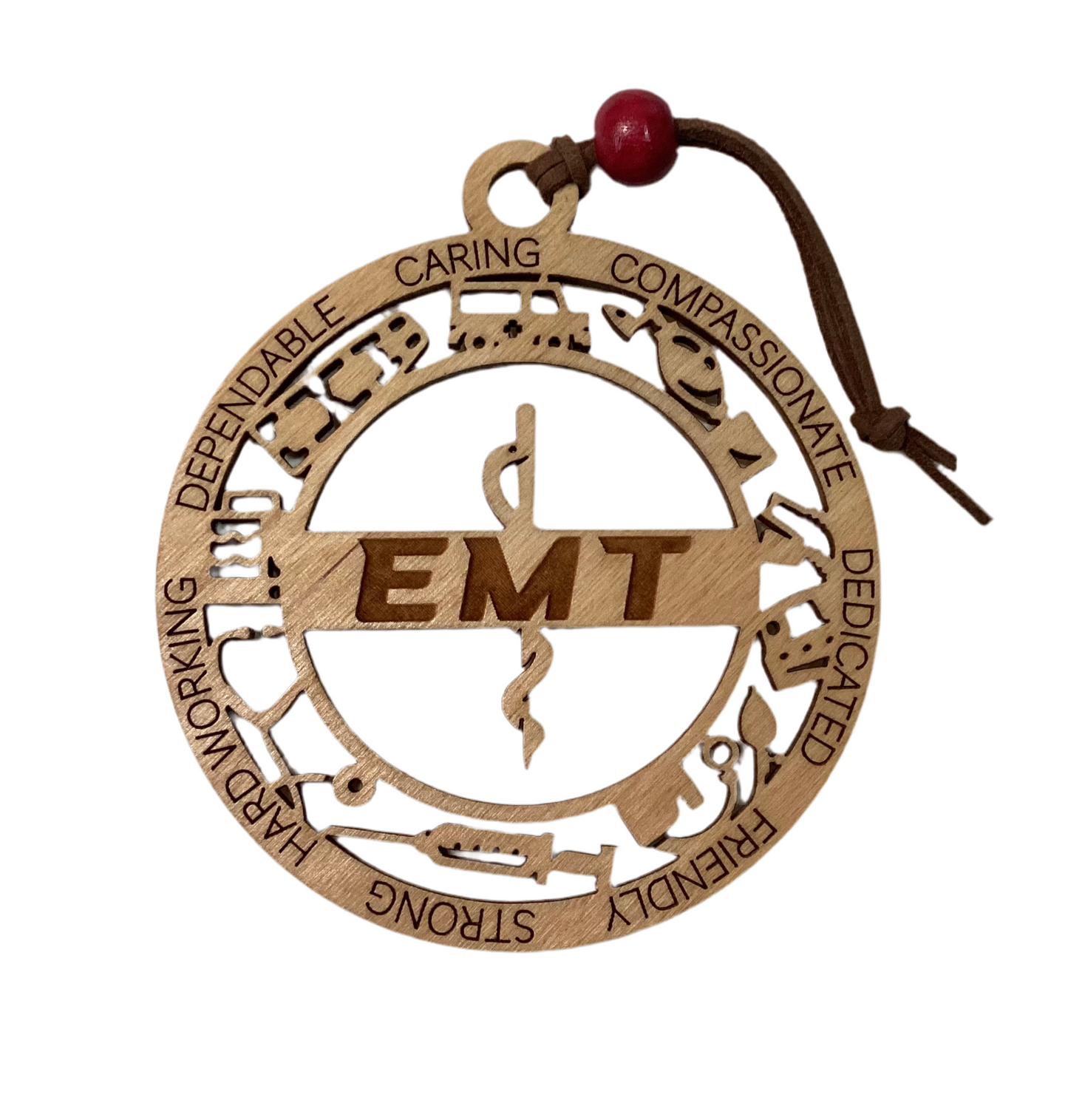 Wood 1 Layer Ornament - EMT
