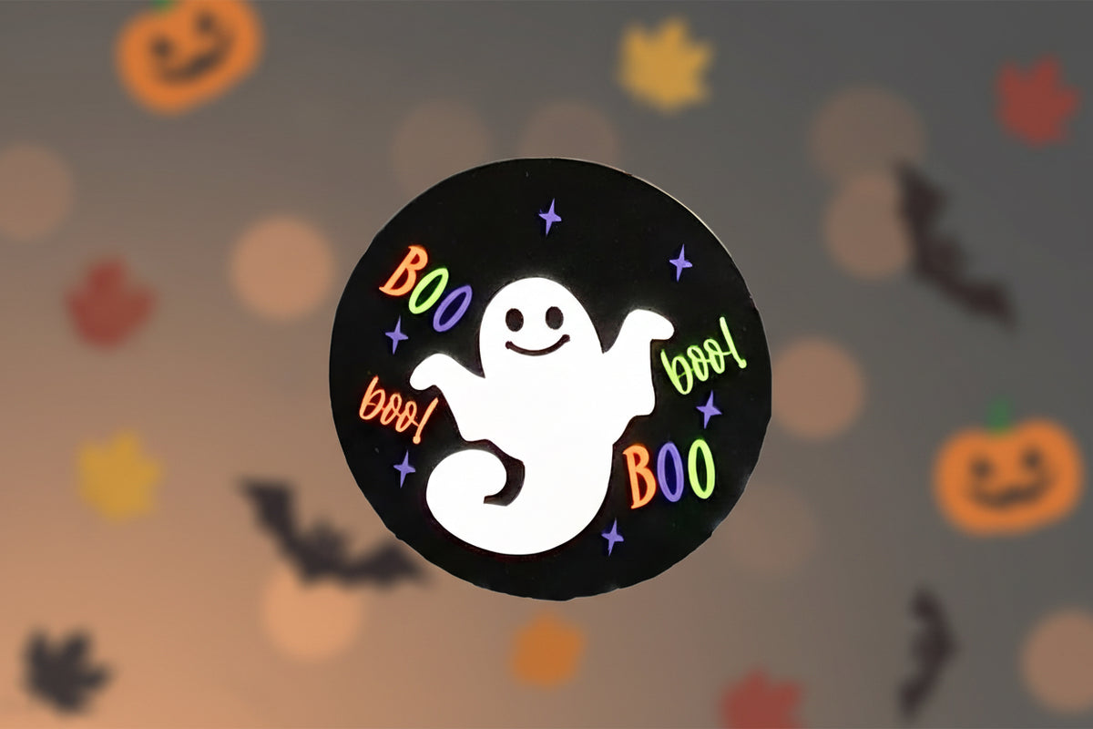10 in Sign - Halloween Boo Ghost
