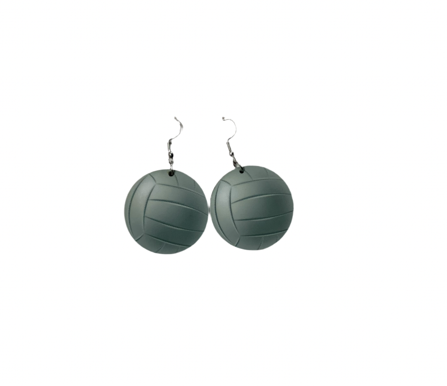 Round Sublimated Volleyball Earrings
