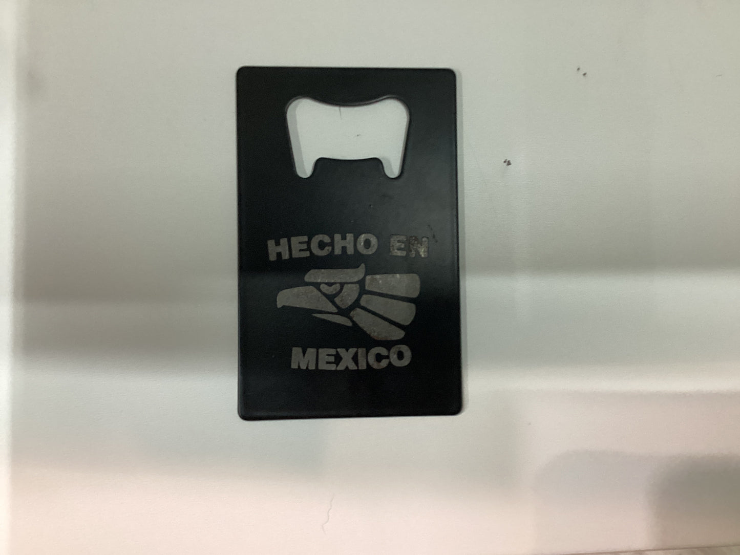 Credit card bottle opener- O