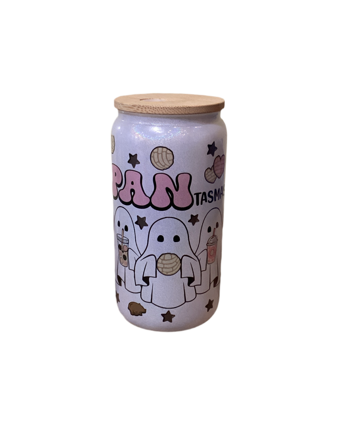 16 oz Glitter Cup - Pantasmas