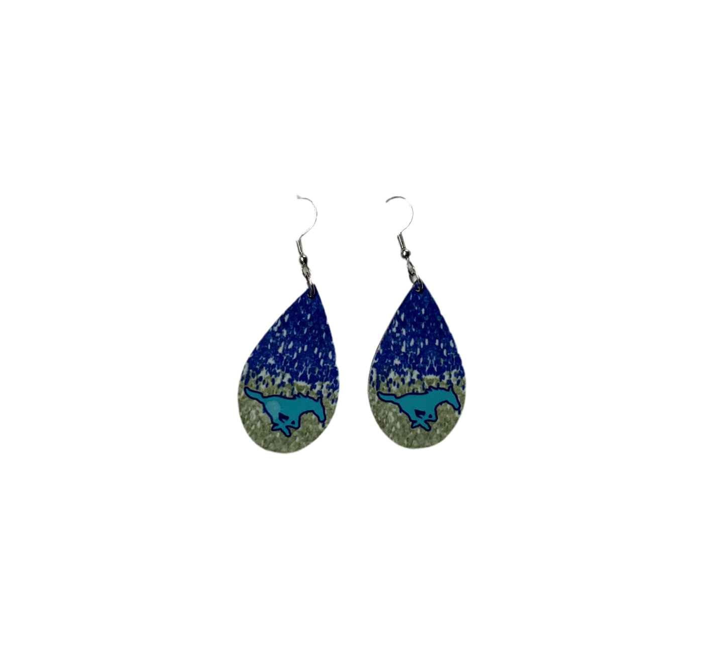 Small Teardrop Earrings - School Teams - O