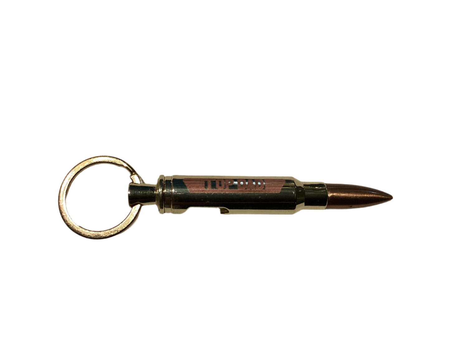 Bullet Keychain - Gold - phrases