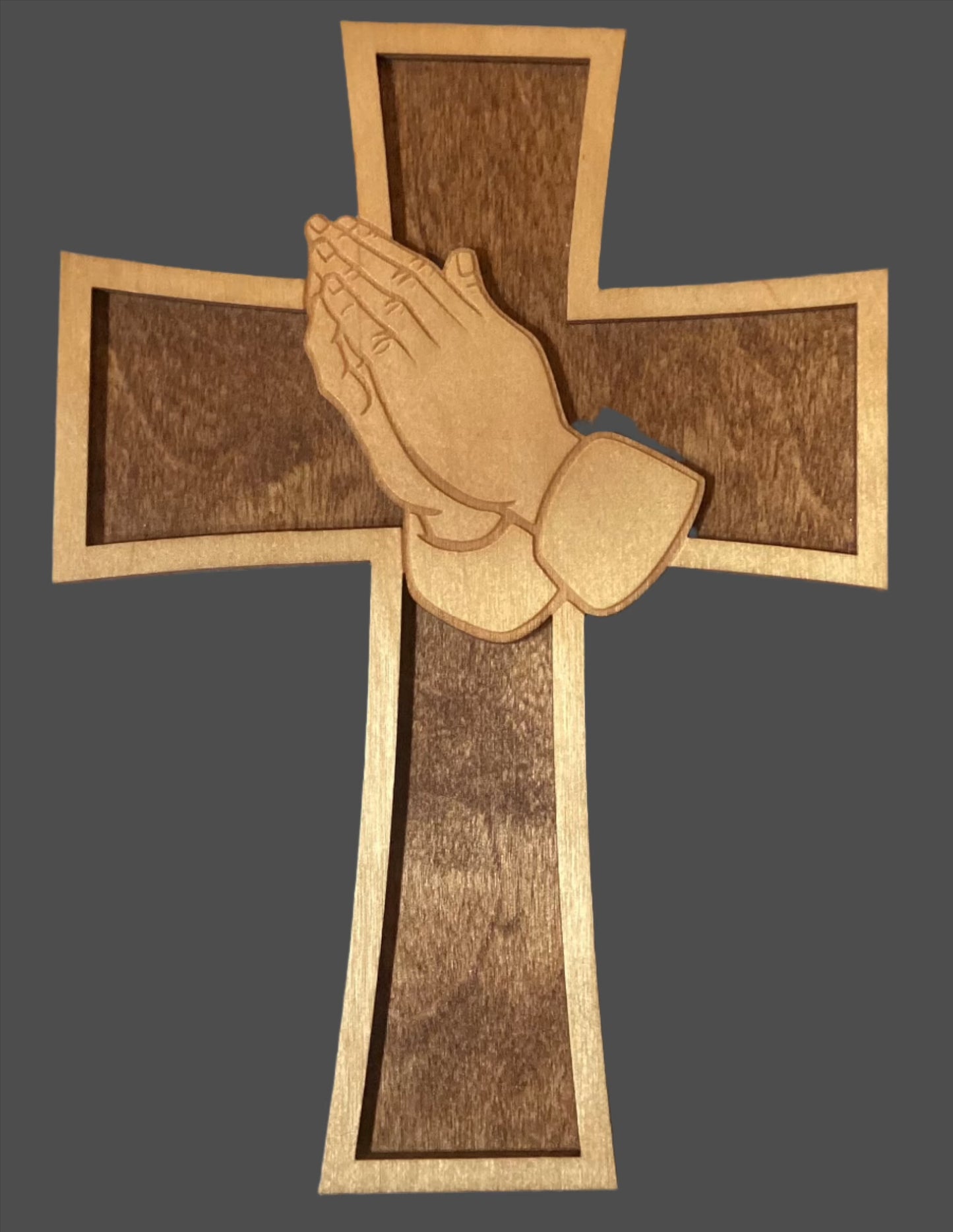 Cross - Praying Hands