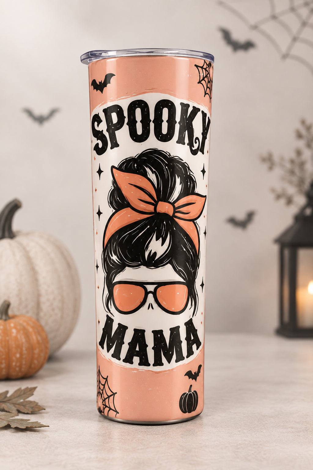 20 oz Tumbler - Spooky Mama Halloween