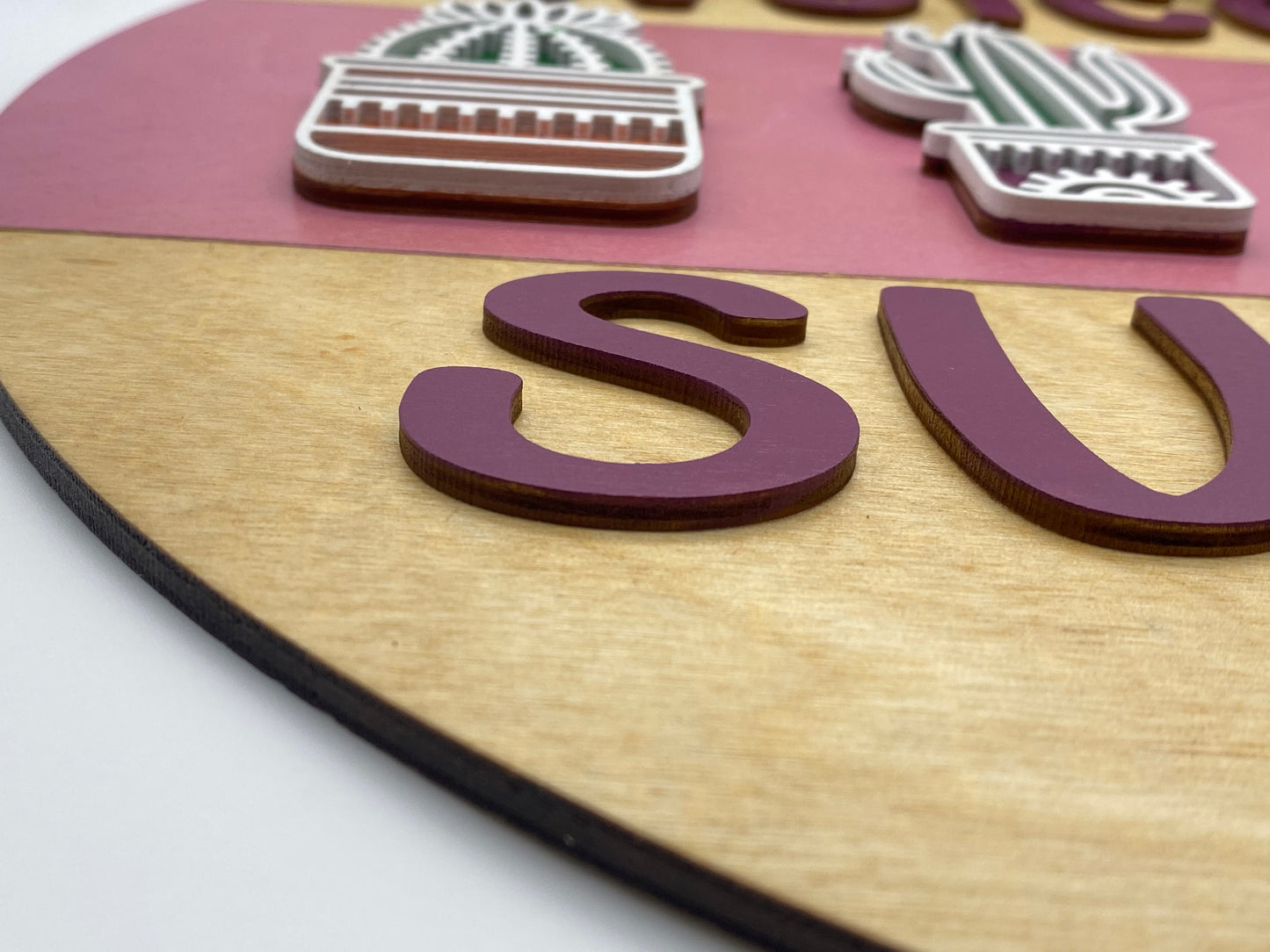 16" Welcome Succas Door Hanger