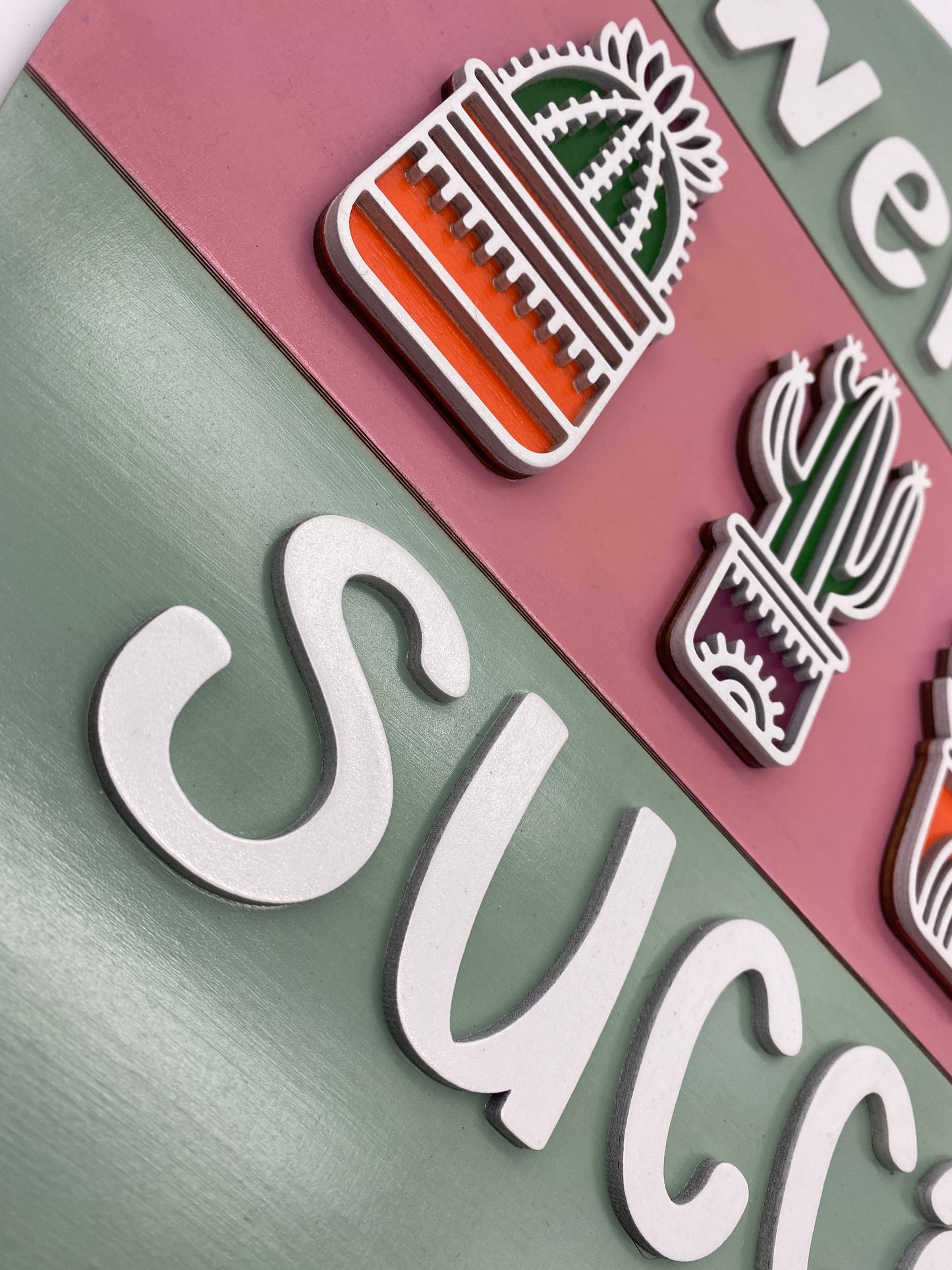 16" Welcome Succas Door Hanger