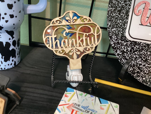 Night light - Thankful