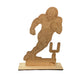 Football standing plaque - O