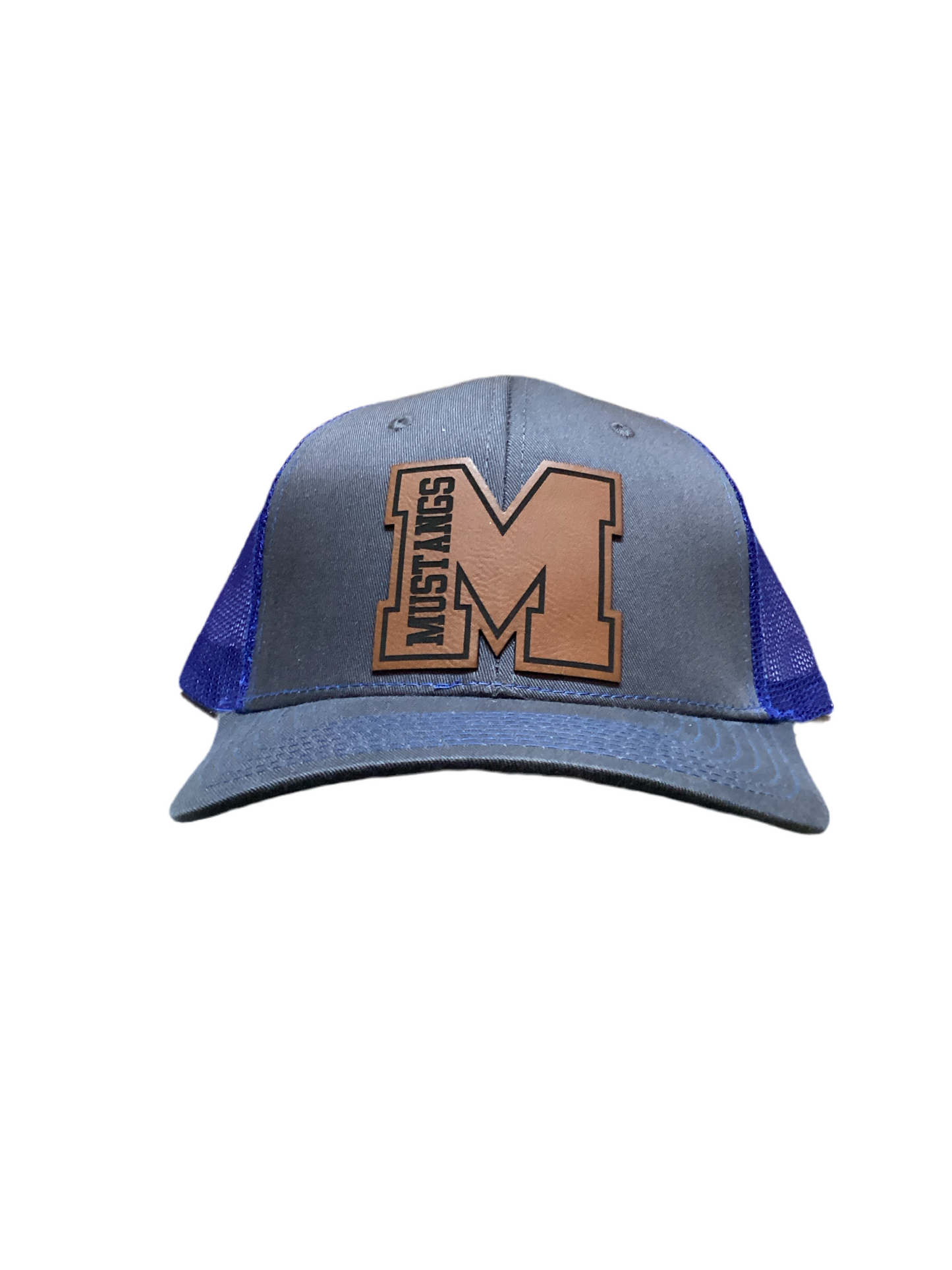 Leather Patch Trucker Hat- O