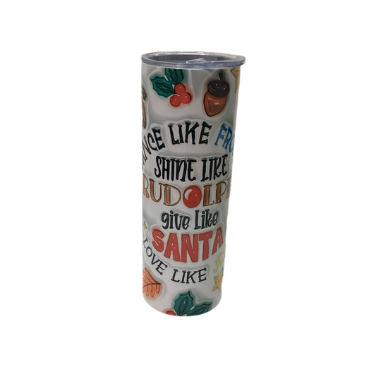 20 oz Tumbler - Dance like Frosty