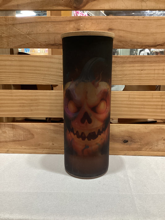 Pumpkin Halloween Glass Cup