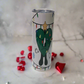 20 oz Tumbler - Bad Bunny heart Xmas