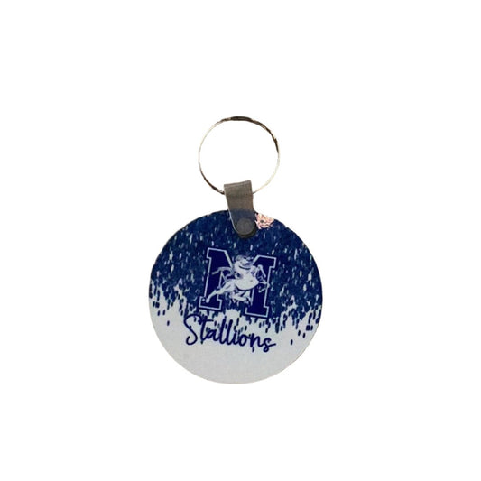 Sublimated Keychain - Morris Stallions