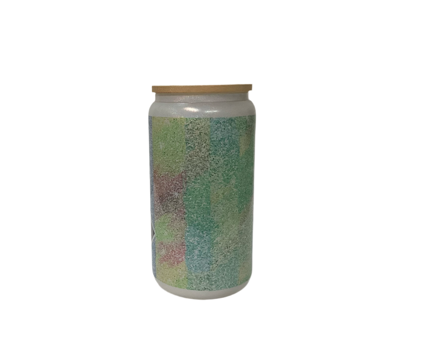 16 oz Glitter Glass Cup - Teacher with Sunflower