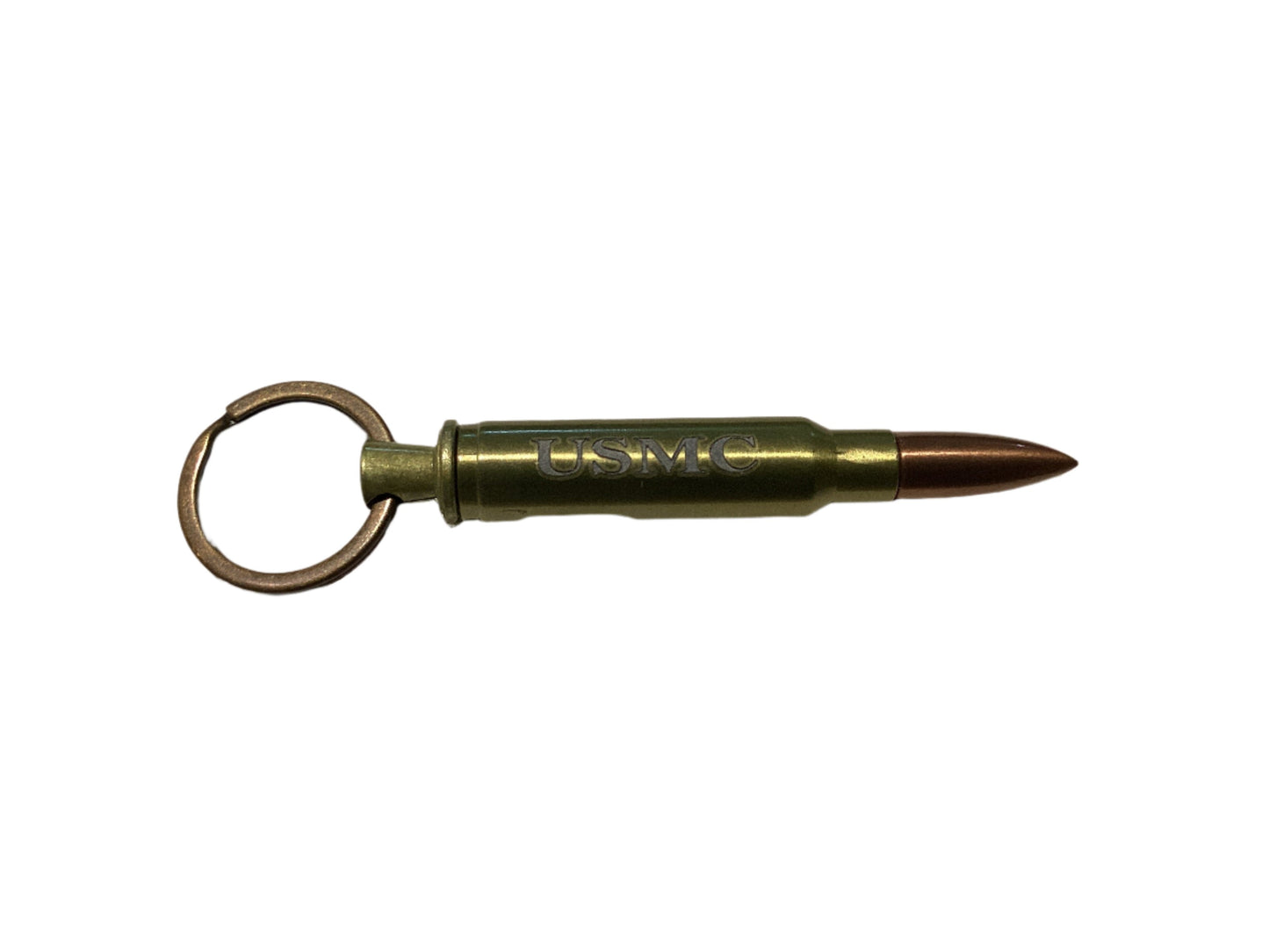 Keychain - Bullet - Bronze - USMC