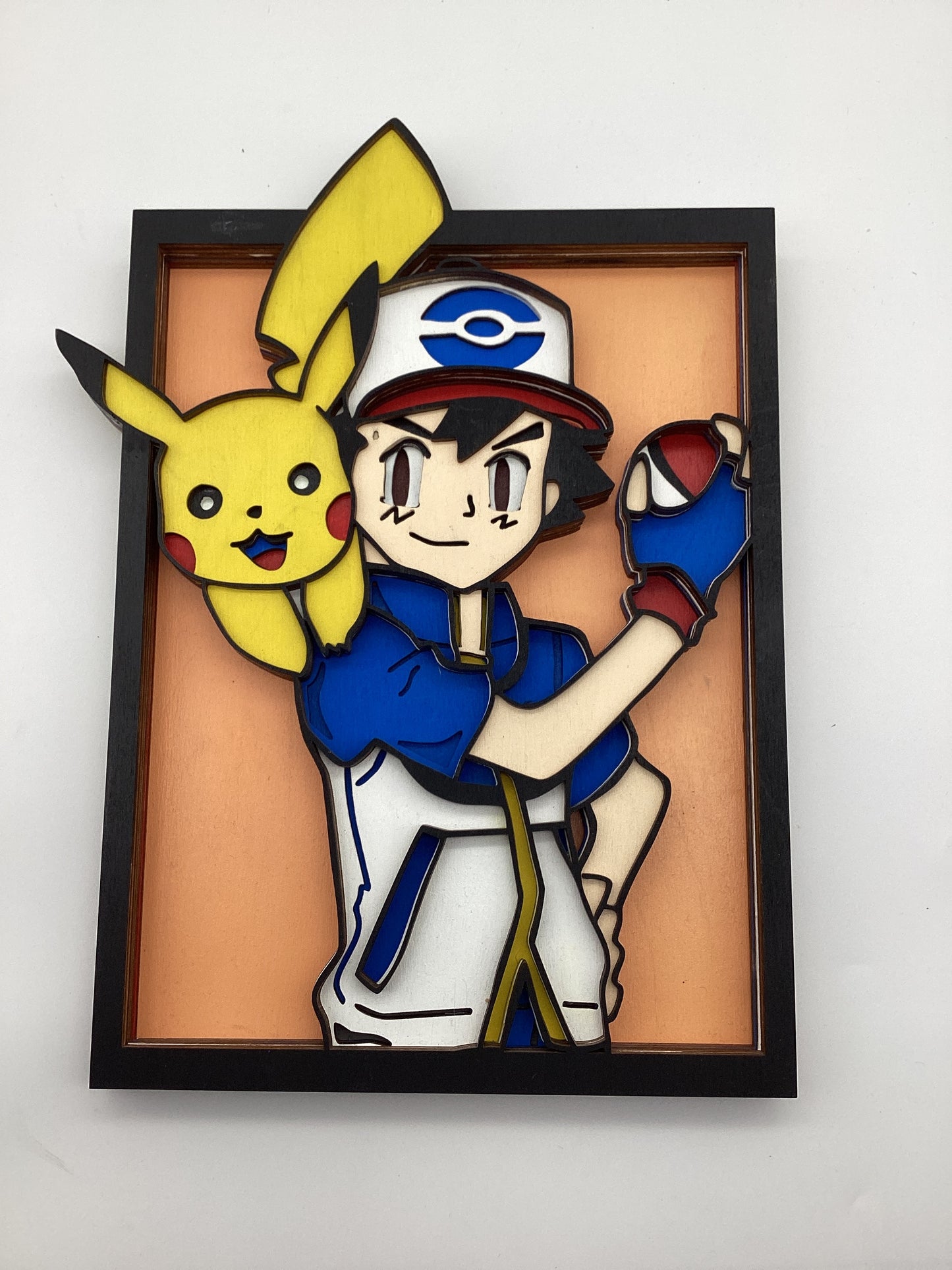Wood - Multi layered Picture - Pokemon