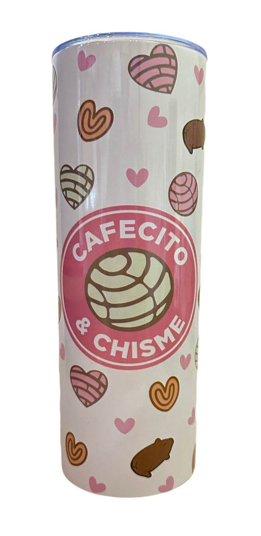 20 oz Tumbler - Cafecito & Chisme