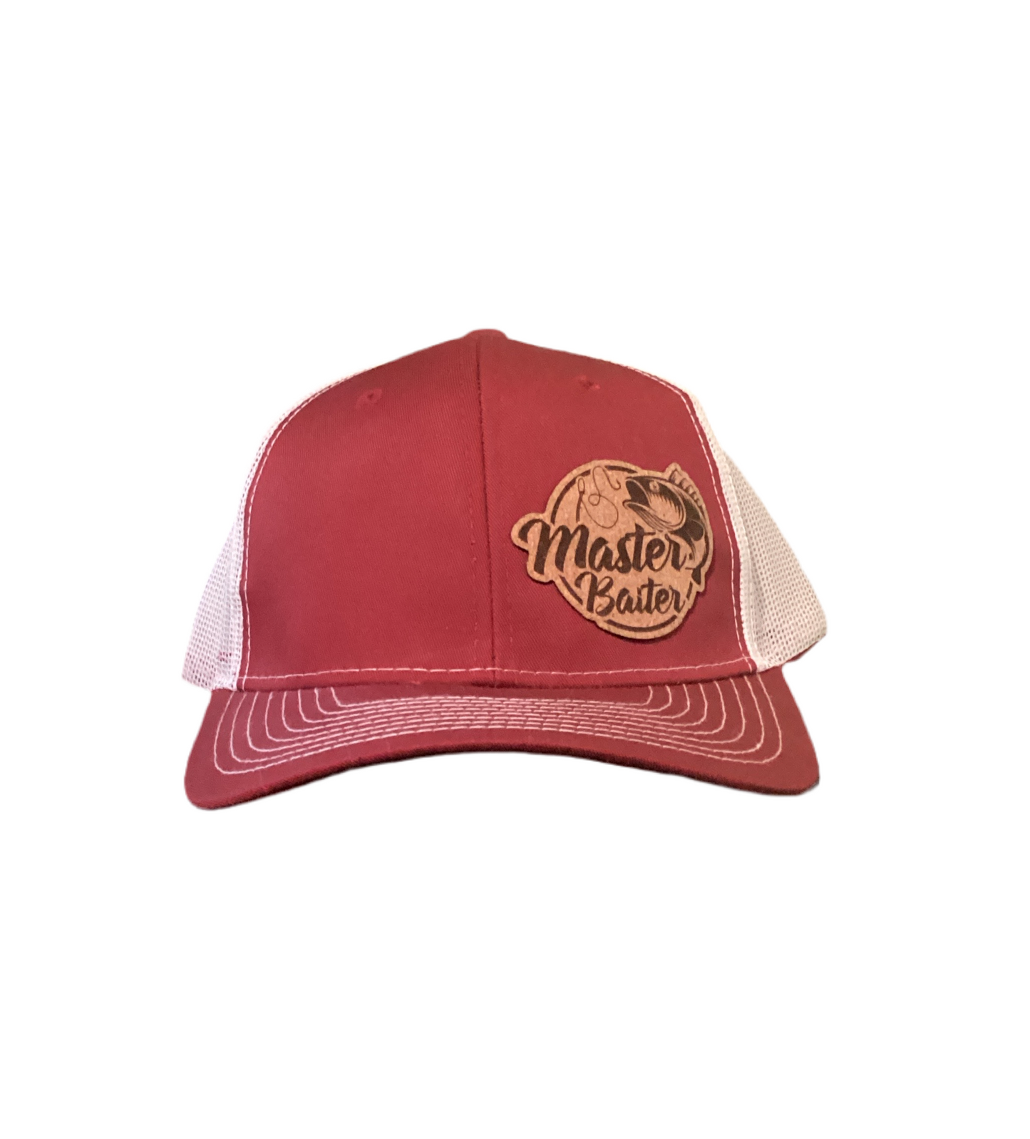 Leather Patch Trucker Hat- O