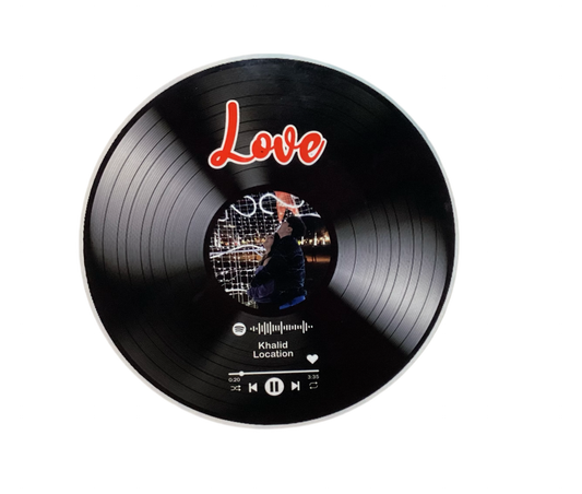 Personalized Record w Song & Picture (sample)