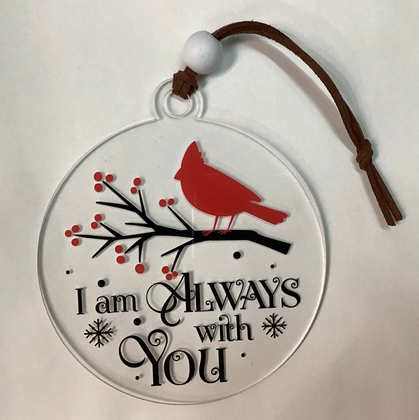 Sublimated Ornament - I am Always with You