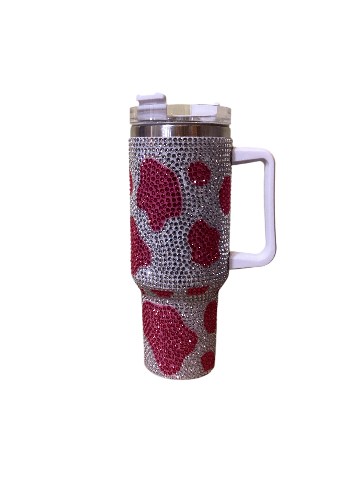 40 oz Cup - Bling Cow Print