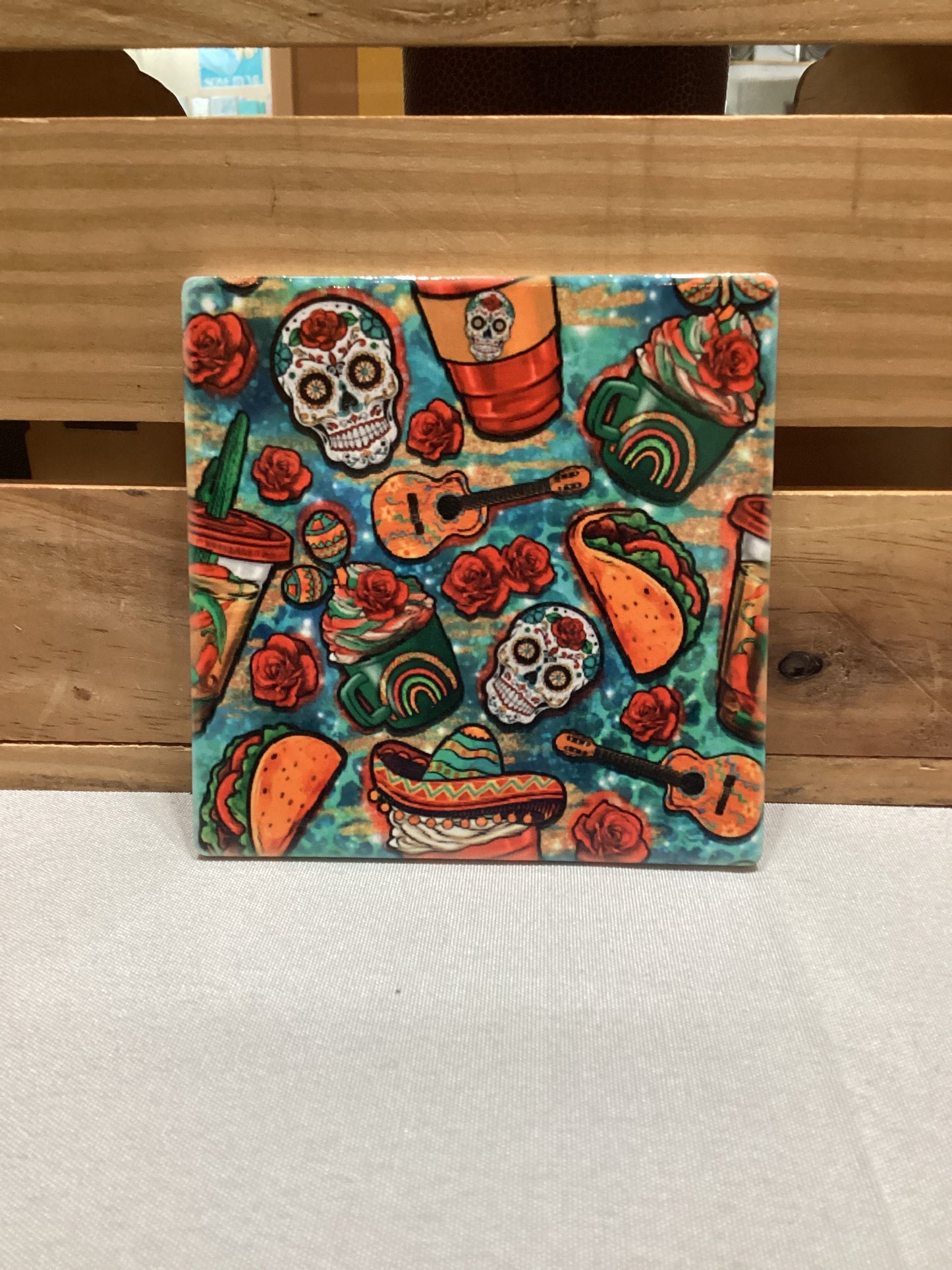 Coasters - Sublimated Tile - Dia De Los Muertos