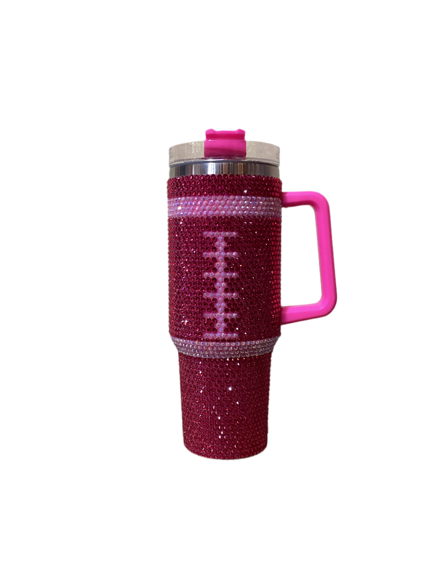 40 oz Cup - Bling Football