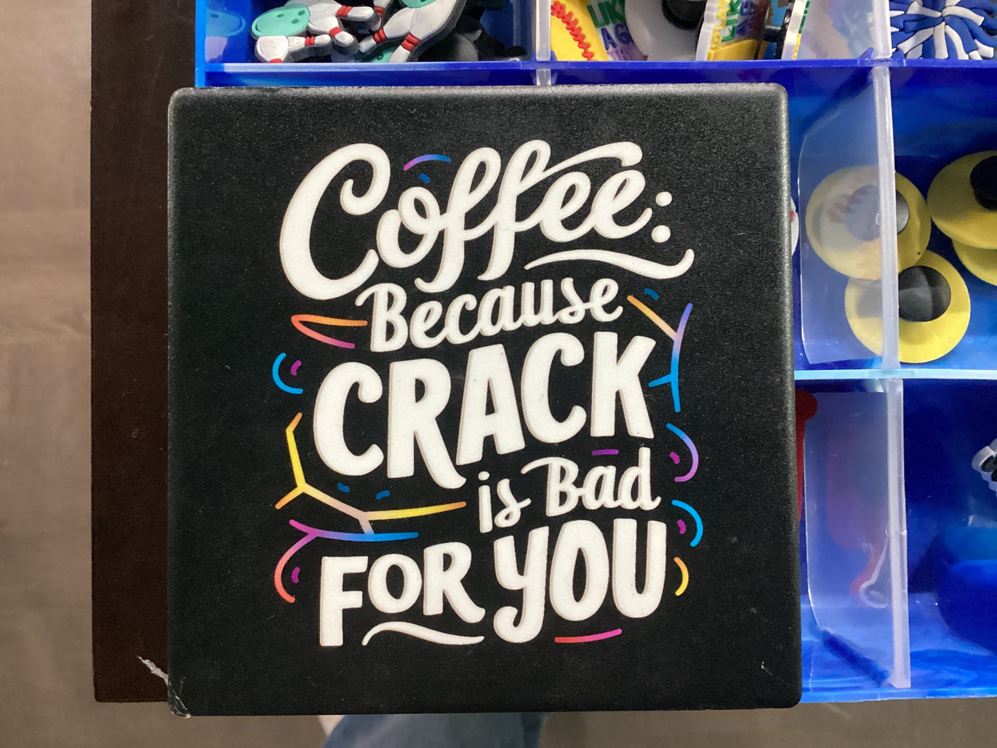 Coasters - sublimated tile - coffee