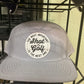 Leather Patch Trucker Hat- O