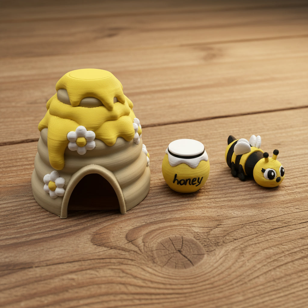 3D Printed Animal Figures
