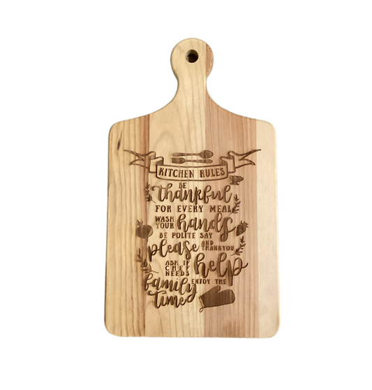 Cutting Board Kitchen Rules (medium)