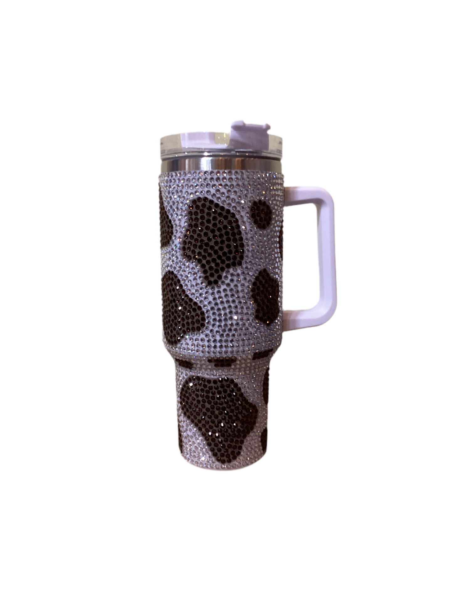 40 oz Cup - Bling Cow Print