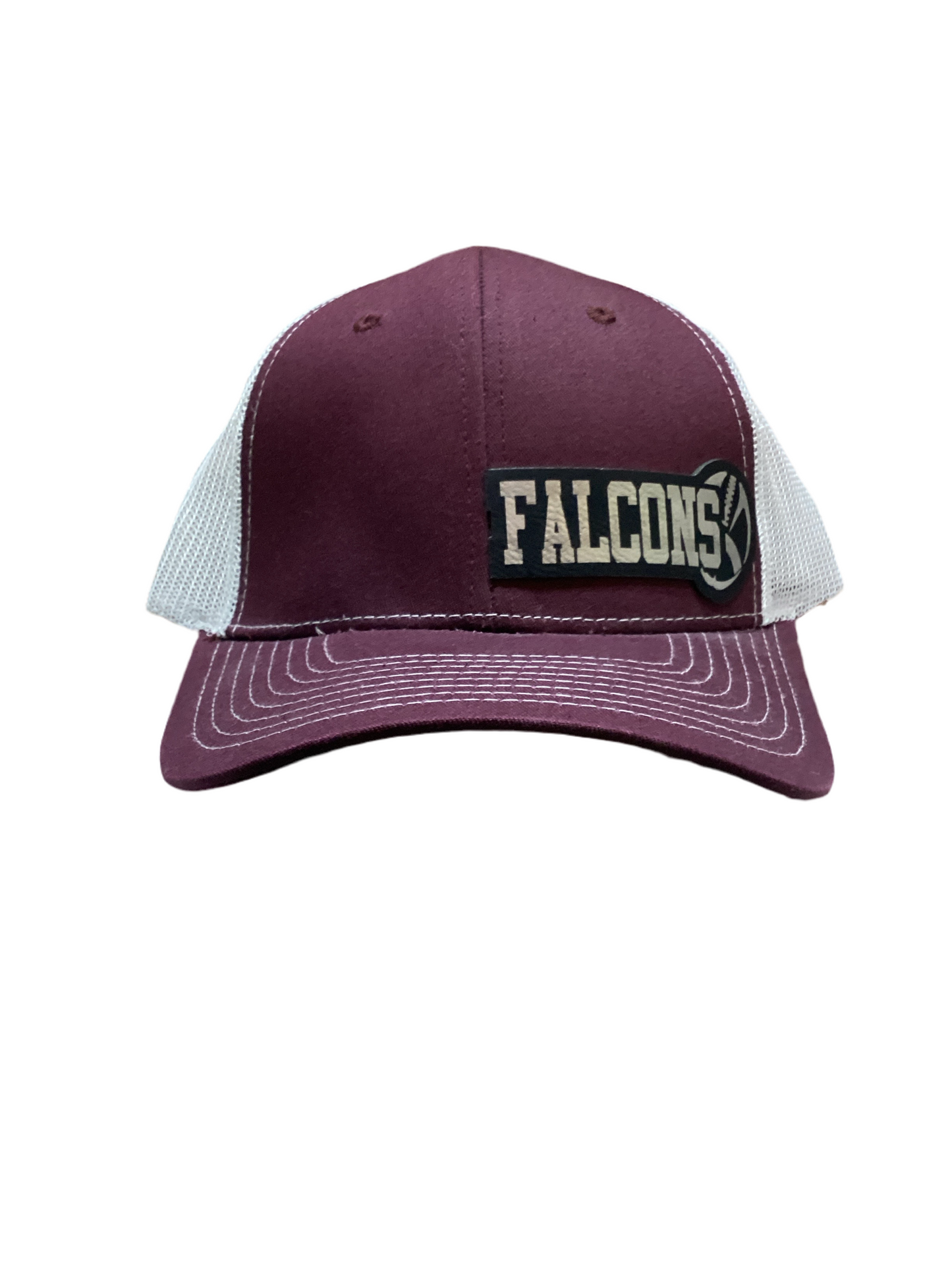 Leather Patch Trucker Hat- O