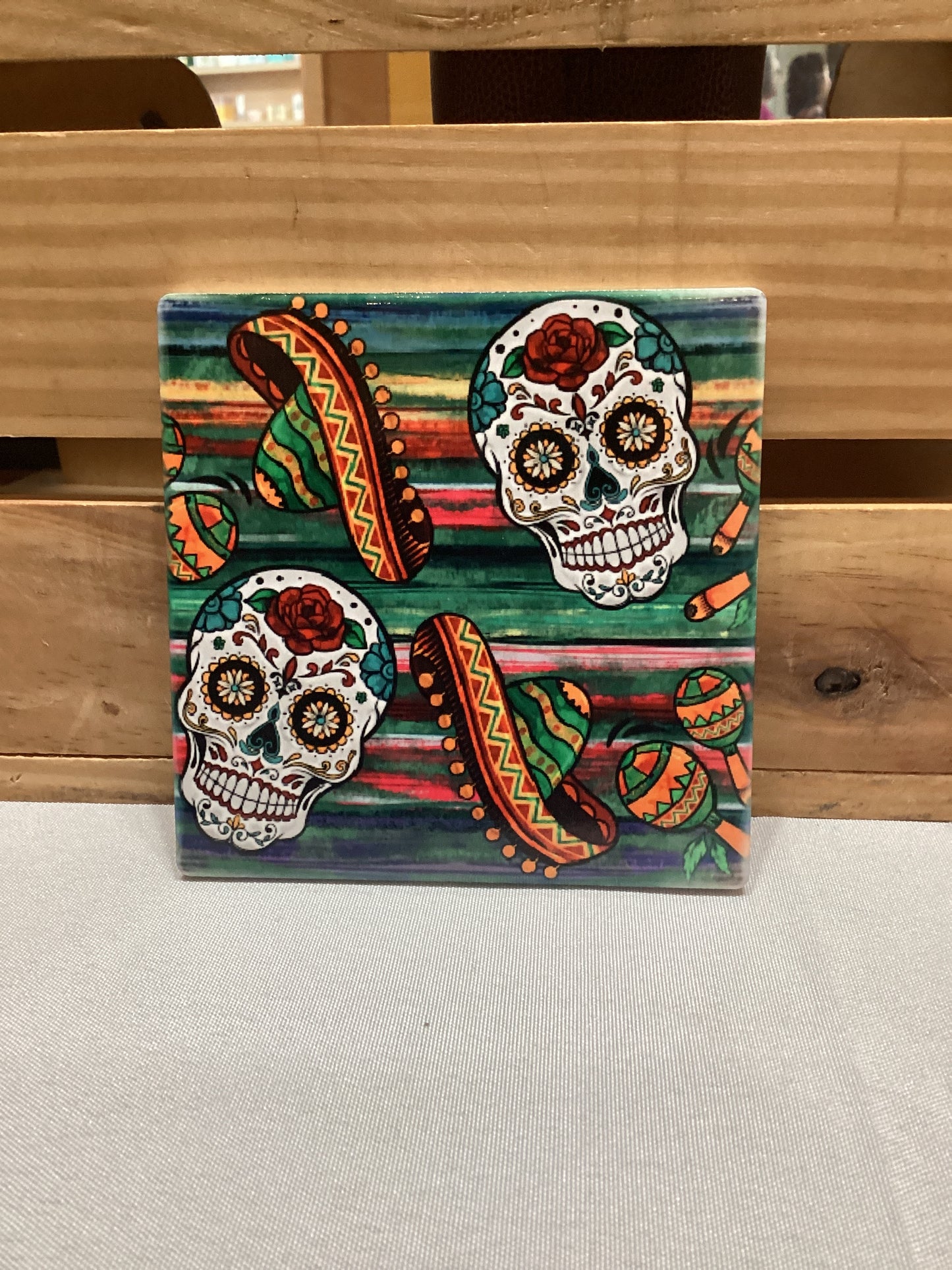 Coasters - Sublimated Tile - Dia De Los Muertos