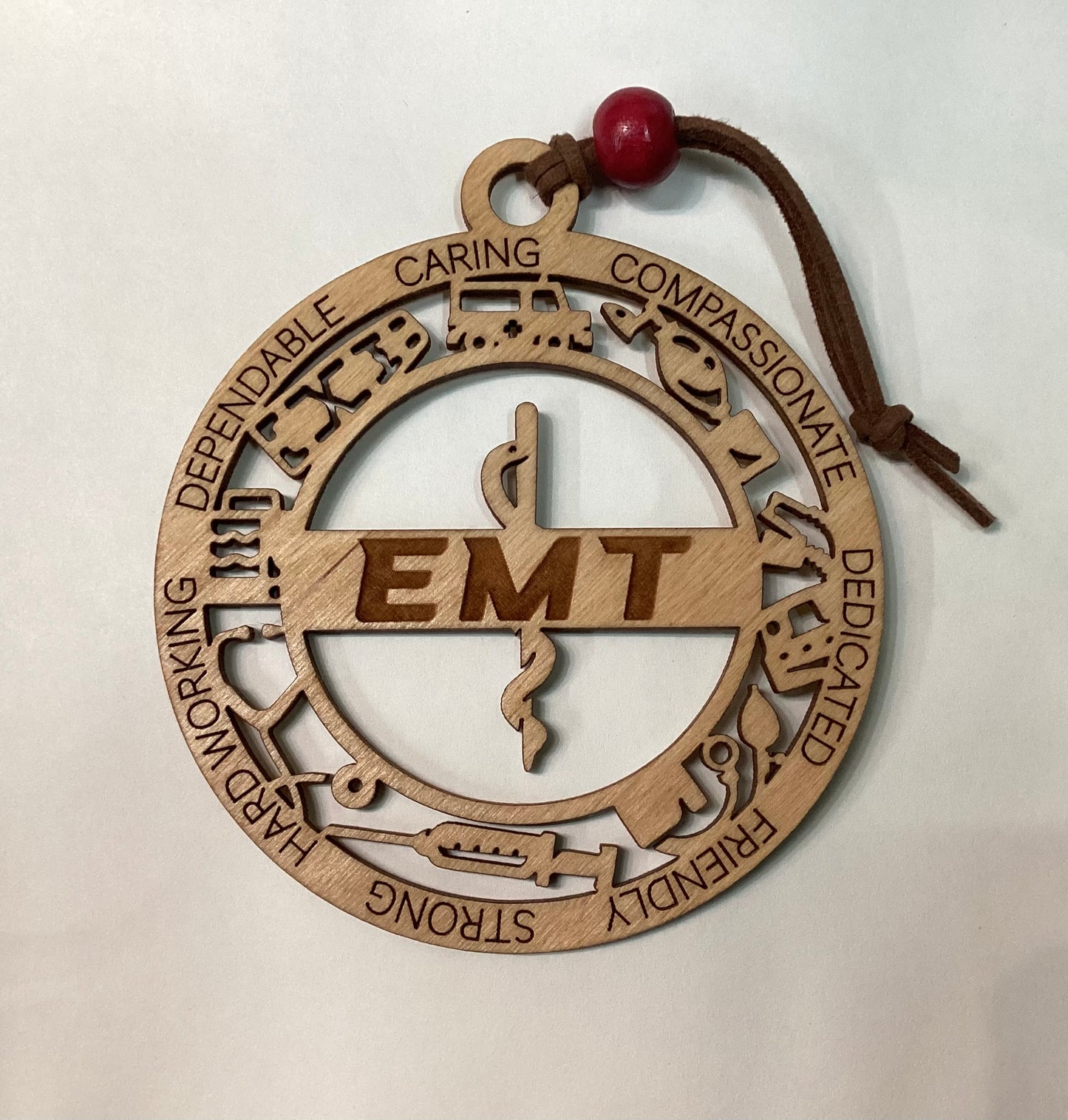 Wood 1 Layer Ornament - EMT