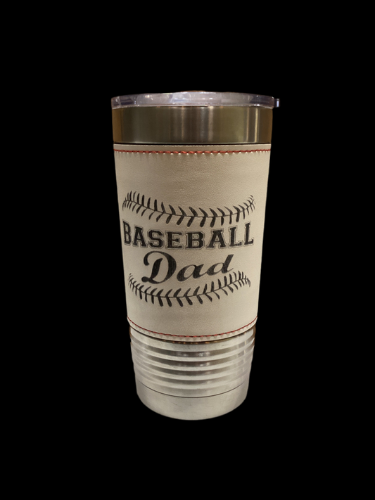 Leather Cup - Baseball Dad